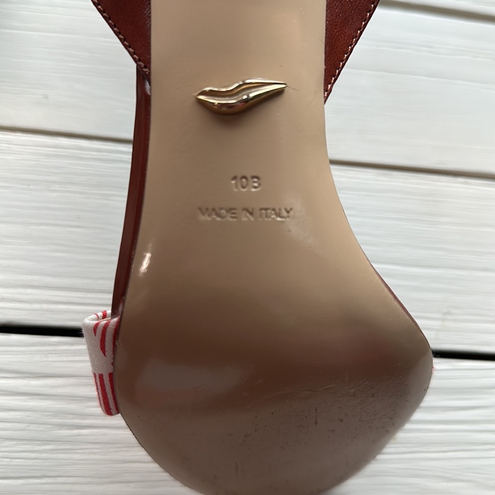 Diane Von Furstenberg Tortoise Shell Stiletto Heels Made in Italy size 10 - Picture 6 of 6